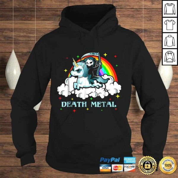 Unicorn Death Metal Rocker Go To Hell Shirt