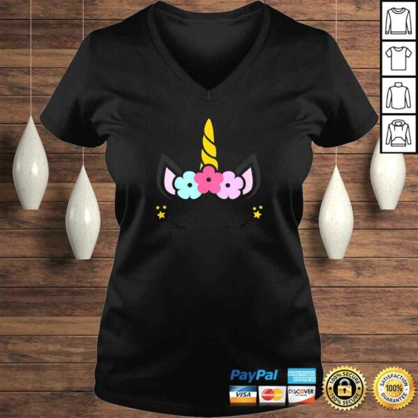 Unicorn Face Birthday TShirt