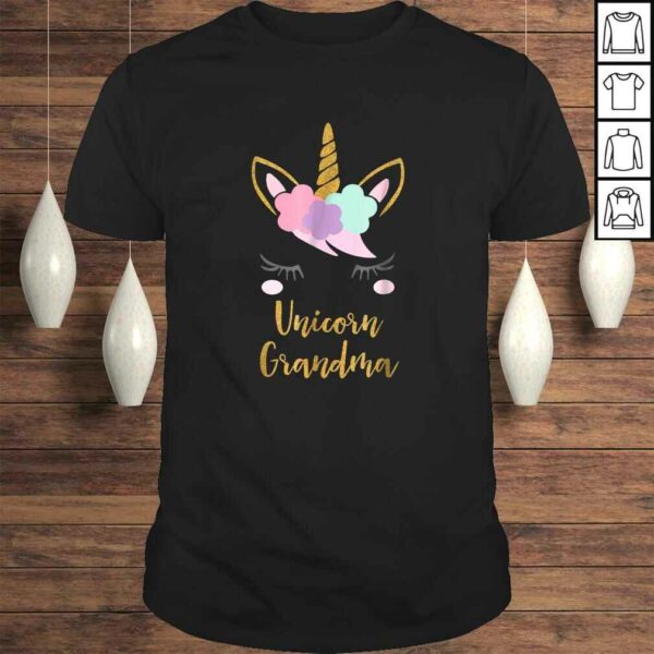 Unicorn Grandma Shirt, Grandma of the Birthday Girl Gift