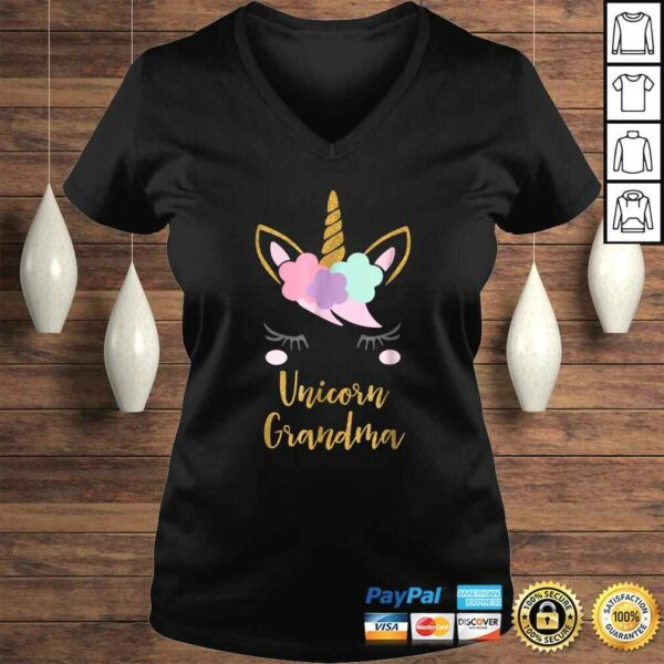 Unicorn Grandma Shirt, Grandma of the Birthday Girl Gift