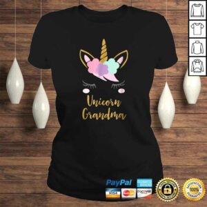 Unicorn Grandma Shirt Grandma of the Birthday Girl Gift 3