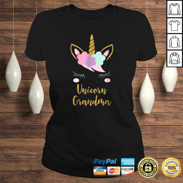 Unicorn Grandma Shirt, Grandma of the Birthday Girl Gift