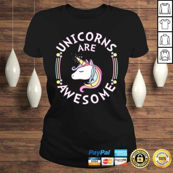 Unicorns Are Awesome – Cool Unicorn TShirt