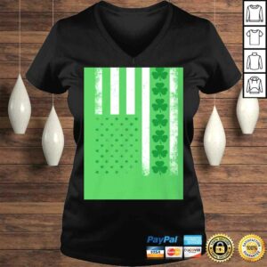 UrVog Irish American Flag Shirt – Irish Flag Shamrock Pride Happy St Patrick’s Day TShirt