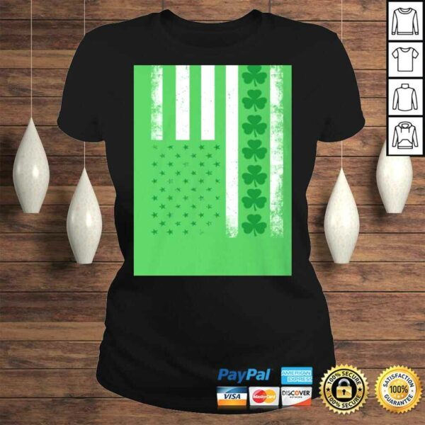 UrVog Irish American Flag Shirt – Irish Flag Shamrock Pride Happy St Patrick’s Day TShirt