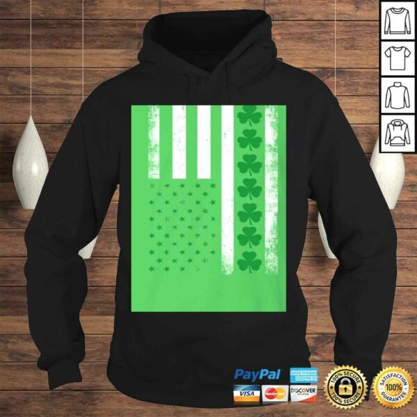 UrVog Irish American Flag Shirt – Irish Flag Shamrock Pride Happy St Patrick’s Day TShirt