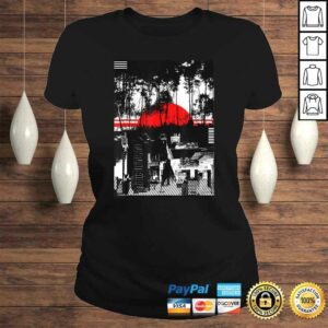 Urban City Silhouetted Tonal Black & White Graphic Tee Shirt 2 Urban City Silhouetted Tonal Black White Graphic Tee Shirt 3