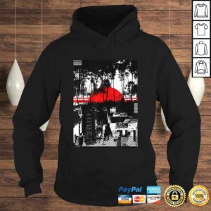 Urban City Silhouetted Tonal Black & White Graphic Tee Shirt 3 Urban City Silhouetted Tonal Black White Graphic Tee Shirt 4