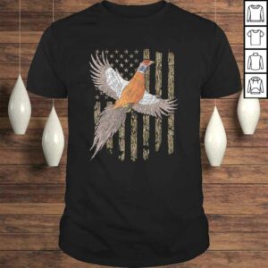 Usa American Flag Tree Camouflage Pheasant Hunting TShirt Gift Usa American Flag Tree Camouflage Pheasant Hunting TShirt Gift