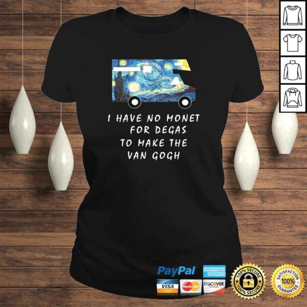 Van Gogh Road Trip Shirt Funny Caravan Camping Tee Gift