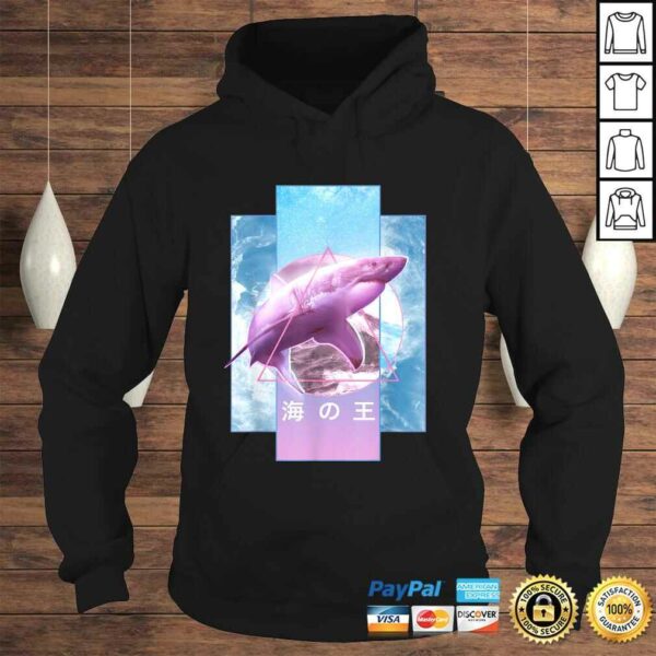 Vaporwave Shark Retro 80s 90s Japanese Otaku Aesthetic Tee Shirt