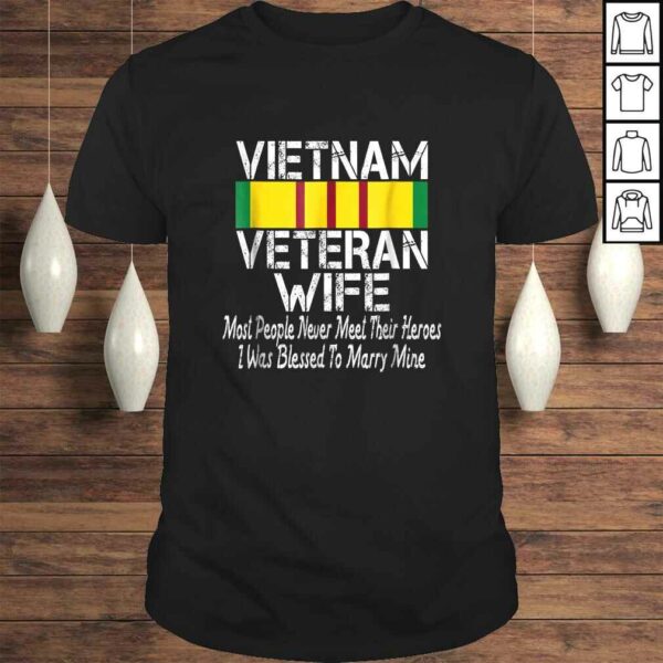 Vietnam Veteran Wife Shirt Gift