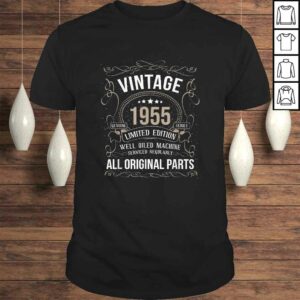 Vintage 1955 65th Birthday All Original Parts Gift Men Women TShirt Vintage 1955 65th Birthday All Original Parts Gift Men Women TShirt