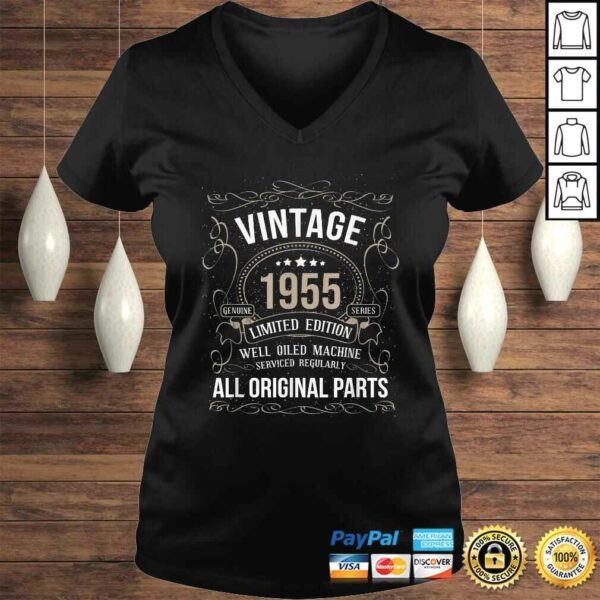 Vintage 1955 65th Birthday All Original Parts Gift Men Women TShirt