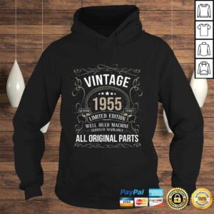 Vintage 1955 65th Birthday All Original Parts Gift Men Women TShirt 3 Vintage 1955 65th Birthday All Original Parts Gift Men Women TShirt 4