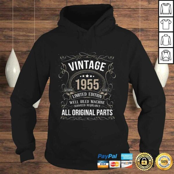 Vintage 1955 65th Birthday All Original Parts Gift Men Women TShirt