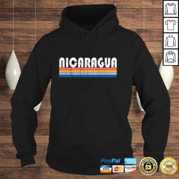 Vintage 70s 80s Style Nicaragua Hoodie