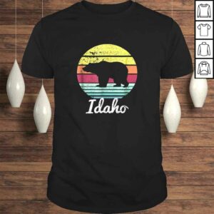 Vintage Retro Id, Idaho Wildlife Bear Adventure TShirt Vintage Retro Id, Idaho Wildlife Bear Adventure TShirt