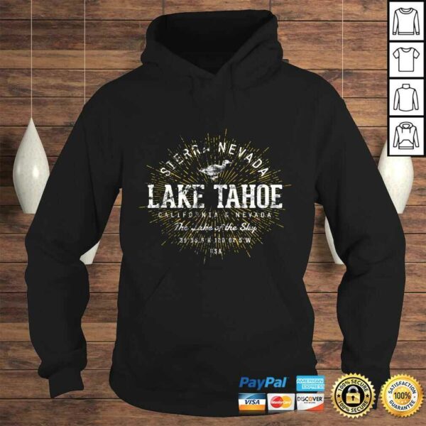 Vintage Retro Style Lake Tahoe Zip Hoodie