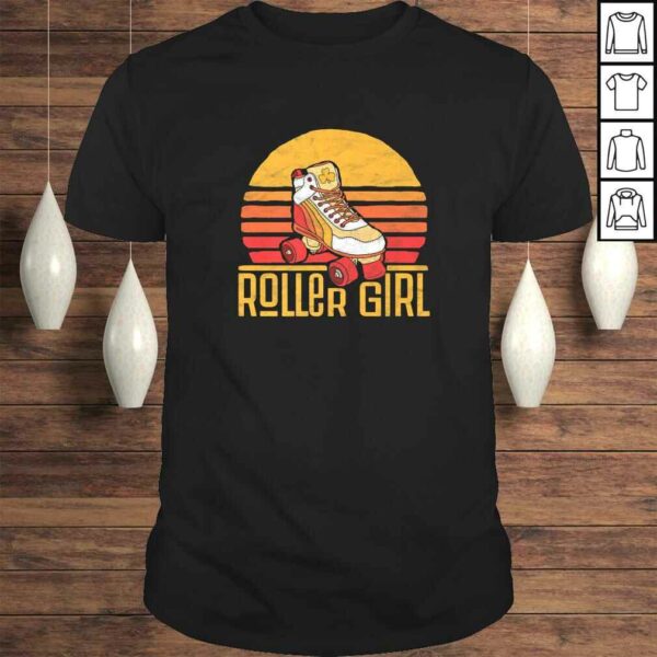 Vintage Roller Girl Skating Shirt – 80’s Vibe Roller Skate