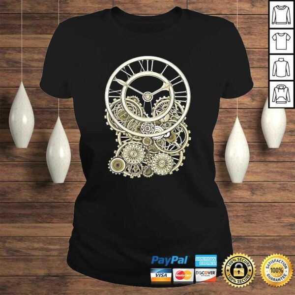 Vintage Style Elegant Steampunk Clock Shirts