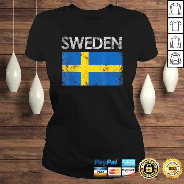 Vintage Sweden Swedish Flag Pride Shirt