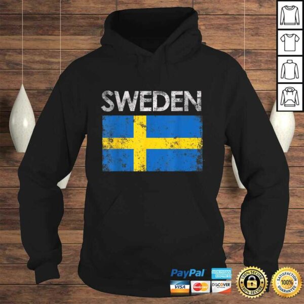 Vintage Sweden Swedish Flag Pride Shirt