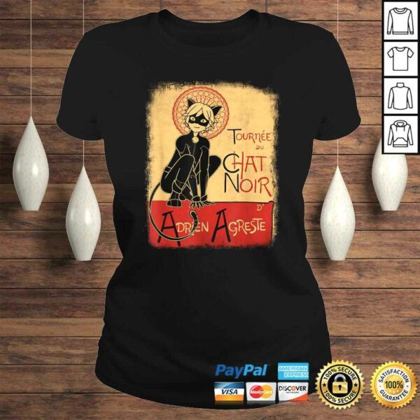 Vintage Tournee du Chat Noir Black Cat French Gift Top