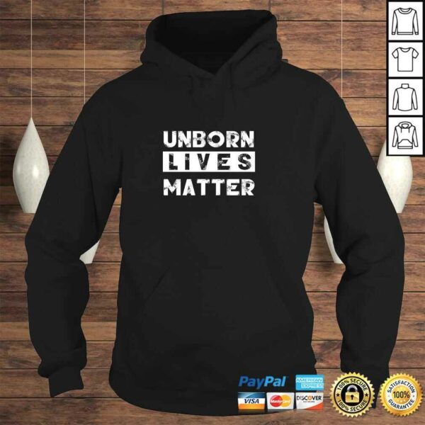 Vintage Unborn Lives Matter – Pro-Life Anti-Abortion Gift Pullover Hoodie