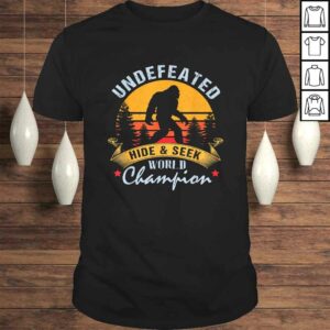 Vintage Undefeated Bigfoot Tee Hide and Seek World Champ TShirt 1