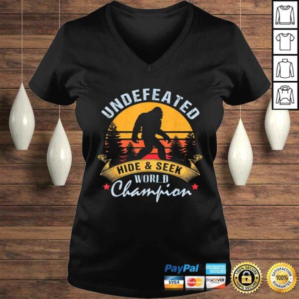 Vintage Undefeated Bigfoot Tee Hide and Seek World Champ TShirt