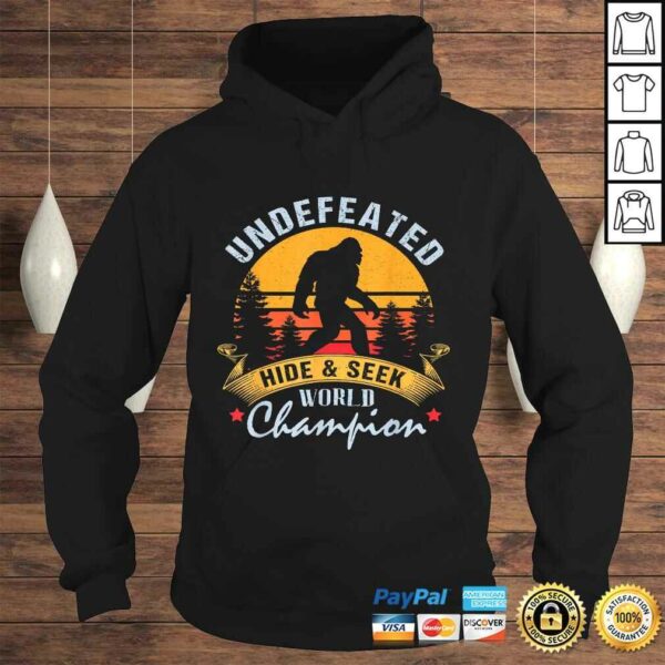 Vintage Undefeated Bigfoot Tee Hide and Seek World Champ TShirt