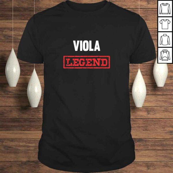 Viola Legend Shirt Musical Instrument Violist Gift TShirt