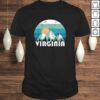 Virginia State Retro Vintage Gift TShirt