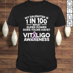 Vitiligo Awareness Daughter Strong Melanin Warrior Survivor TShirt Vitiligo Awareness Daughter Strong Melanin Warrior Survivor TShirt