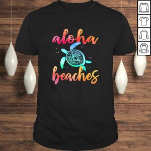 Watercolor Aloha Beaches Turtle Shirt Hawaiin Sea Turtles T-shirt Watercolor Aloha Beaches Turtle Shirt Hawaiin Sea Turtles T-shirt