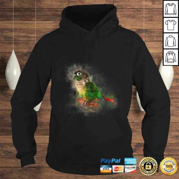 Watercolor Green Cheek Conure parroTShirt