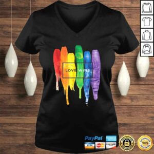 Watercolor Love Wins Rainbow Paint Typographic Shirts 1 Watercolor Love Wins Rainbow Paint Typographic Shirts 2