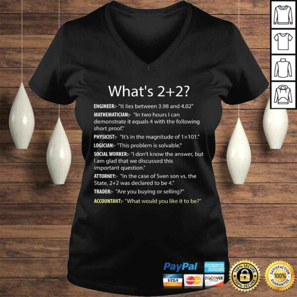 Whats 22 Funny CPA Accountant Accounting Shirt Tee Gift