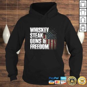 Whiskey Steak Guns & Freedom Patriotic Flag Tee Shirt 3 Whiskey Steak Guns Freedom Patriotic Flag Tee Shirt 4