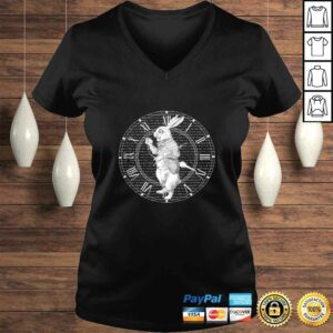 White Rabbit Vintage Clock Steampunk TShirt Gift 1 White Rabbit Vintage Clock Steampunk TShirt Gift 2