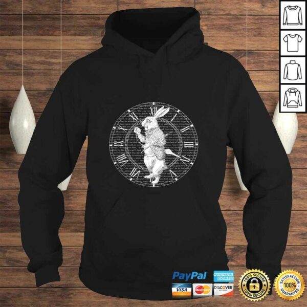 White Rabbit Vintage Clock Steampunk TShirt Gift