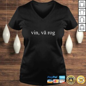 Wine Please Vin Va Rog Romanian Language Group Travel TShirt 2