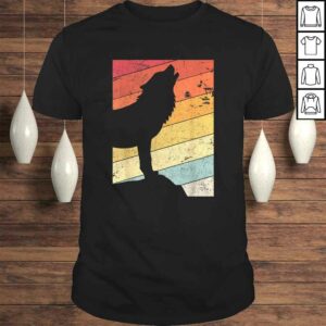 Wolf Shirt Retro Style Shirt Wolf Shirt Retro Style Shirt