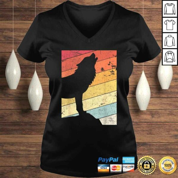 Wolf Shirt Retro Style Shirt