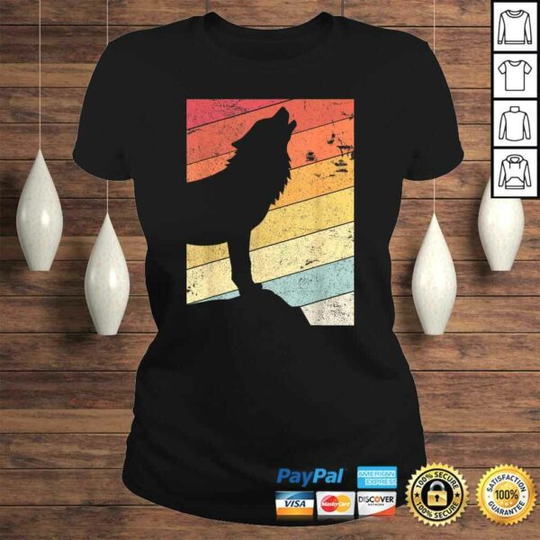 Wolf Shirt Retro Style Shirt