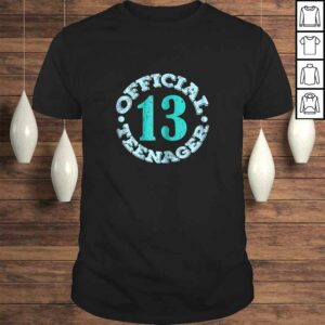 Womens 13th Birthday Shirt Girl – 13 Official Teenager Outfit Womens 13th Birthday Shirt Girl – 13 Official Teenager Outfit