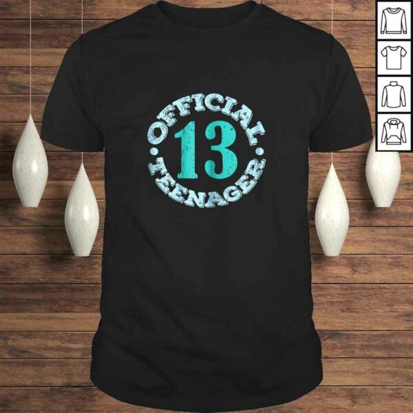 Womens 13th Birthday Shirt Girl – 13 Official Teenager Outfit