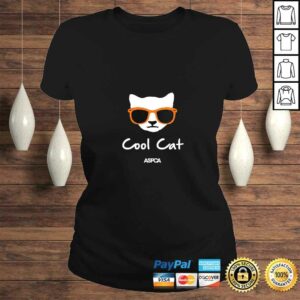 Womens ASPCA Cool Cat VNeck Tee T-Shirt 2 Womens ASPCA Cool Cat VNeck Tee T Shirt 3