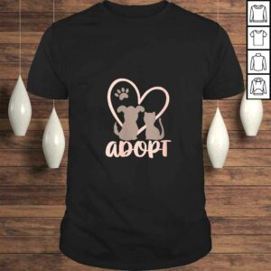 Womens Adopt Rescue Pet Owner Rescue Mom or Dad – Dog and CaTShirt Womens Adopt Rescue Pet Owner Rescue Mom or Dad – Dog and CaTShirt